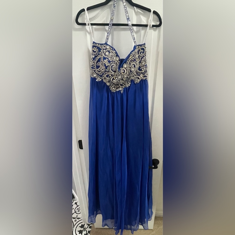 Sherri Hill Prom Dress (3836) - Dark/Royal Blue